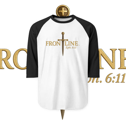 Unisex Frontline Three-Quarter Sleeve Raglan Shirt