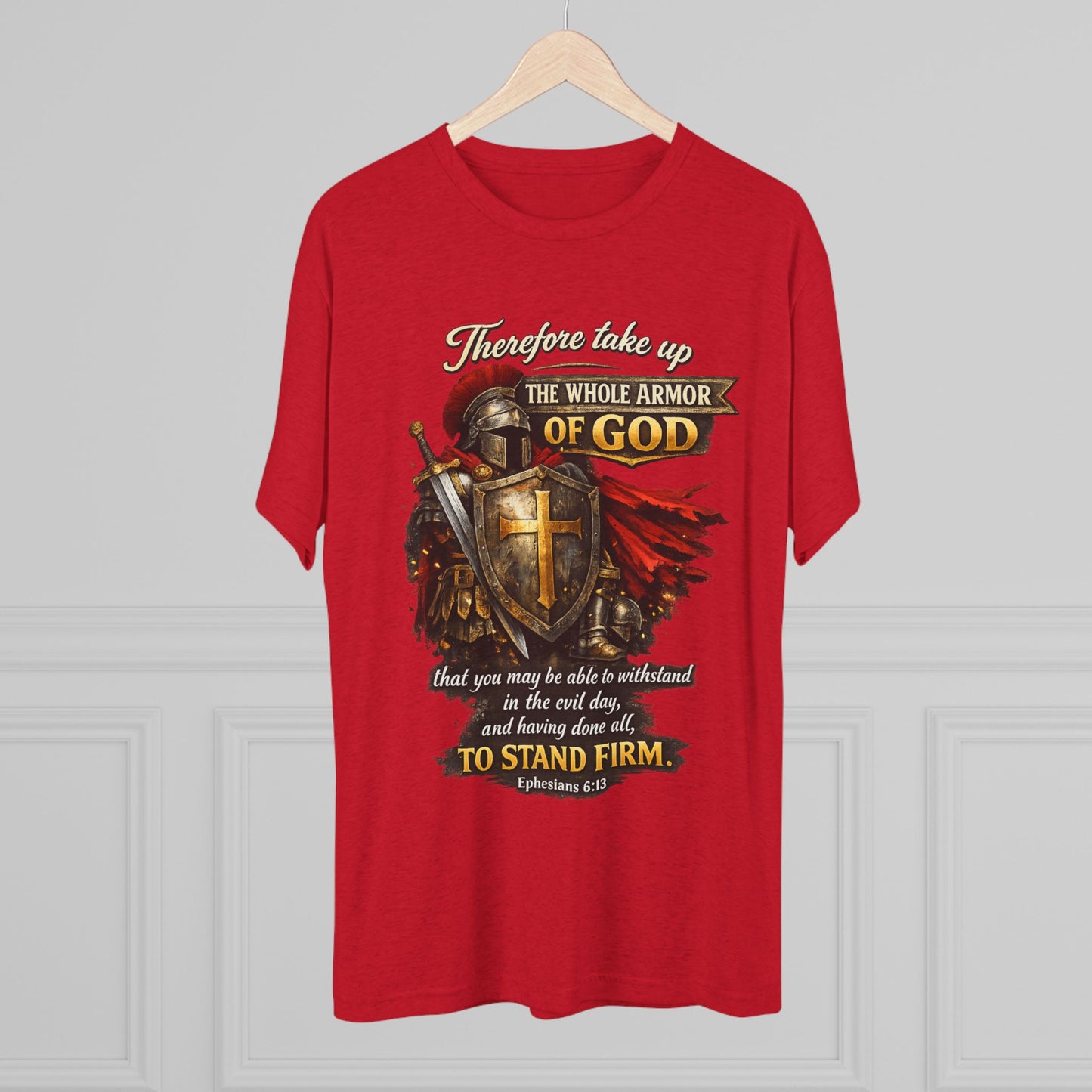 Armor of God Unisex Tri-Blend Crew Tee