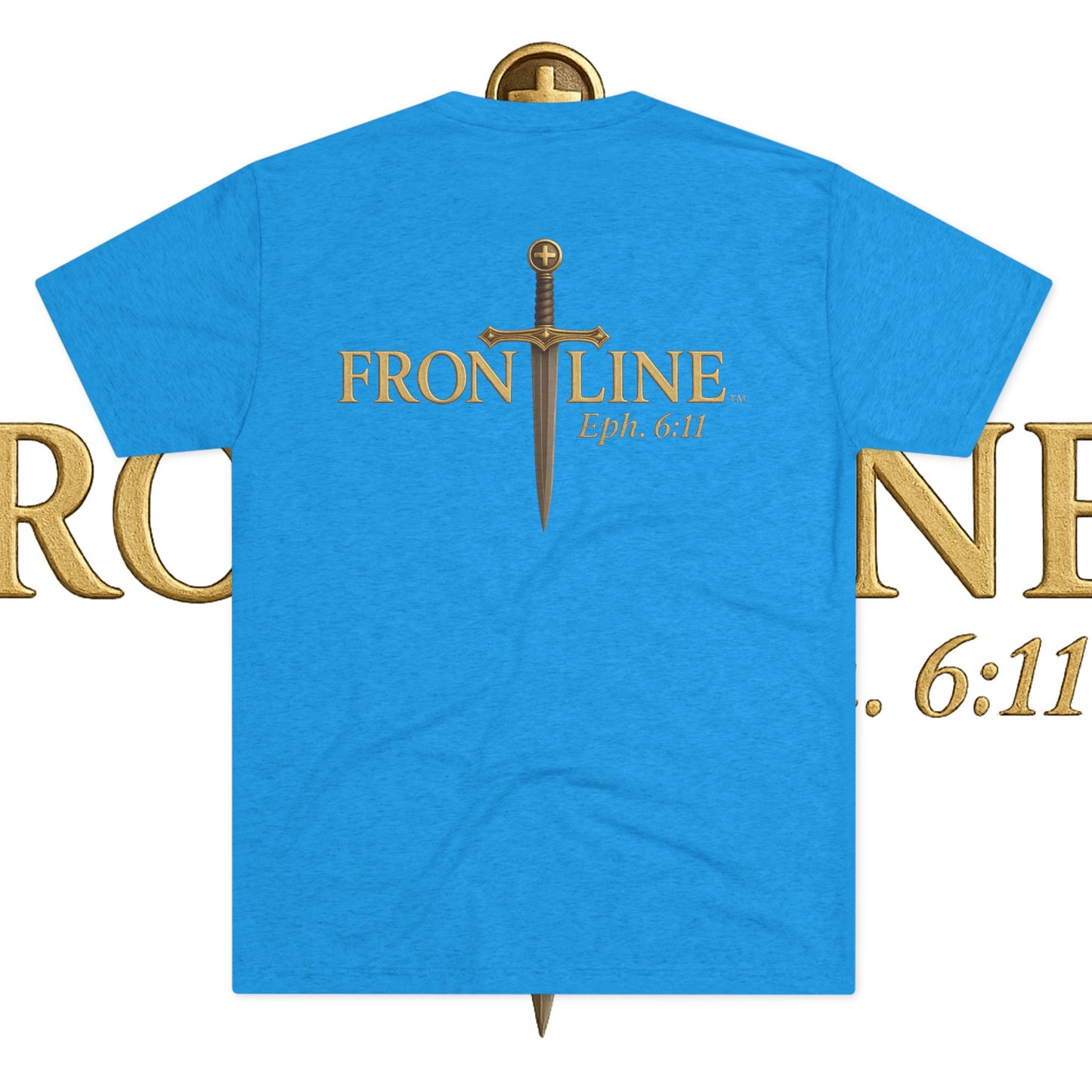 Jesus Saves Unisex Tri-Blend Crew Tee