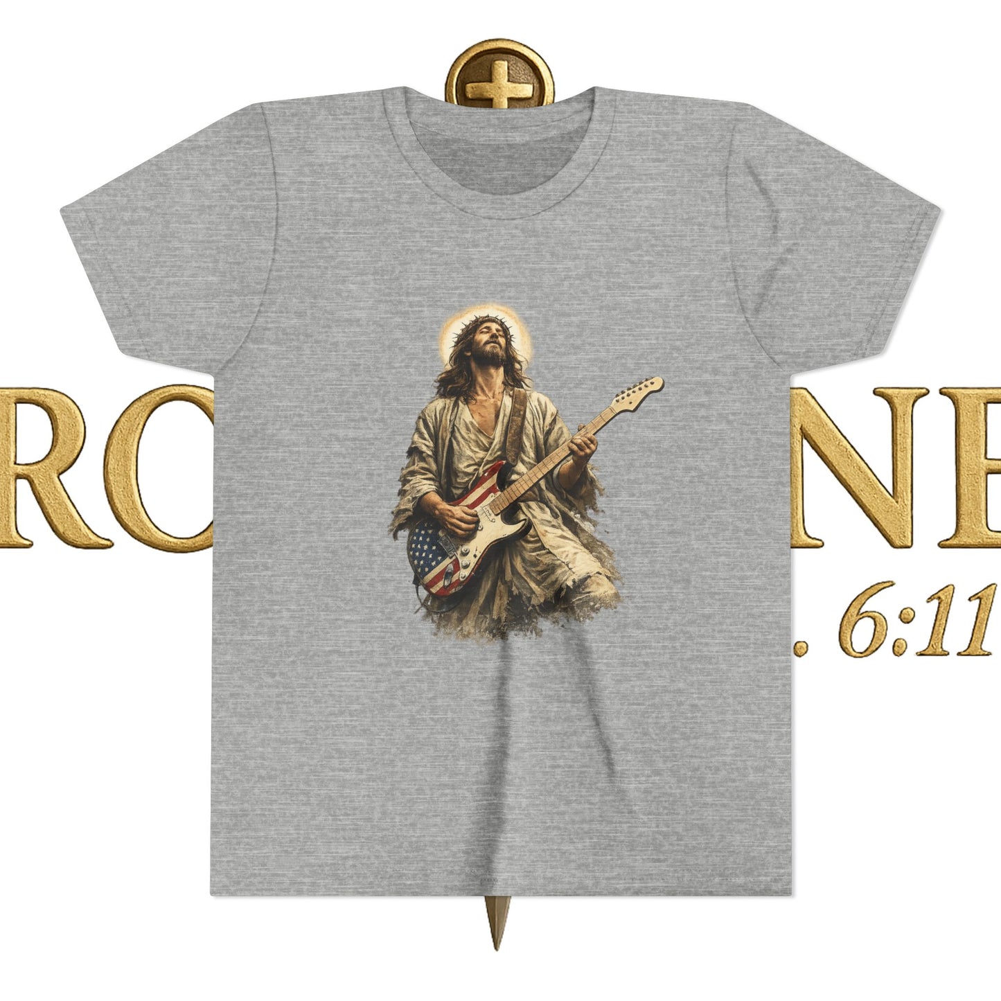 Youth Jesus Rocks Short Sleeve Tee