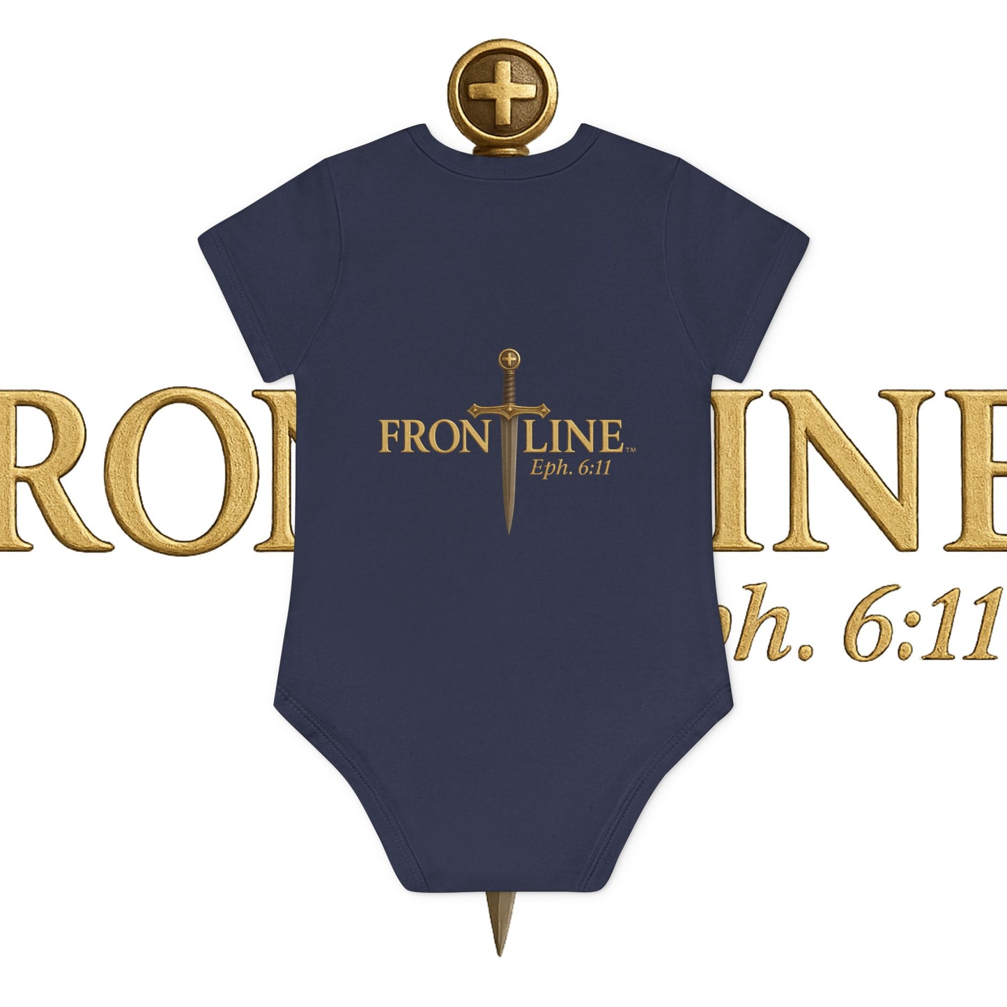 Baby Jesus Saves Organic Short Sleeve Bodysuit