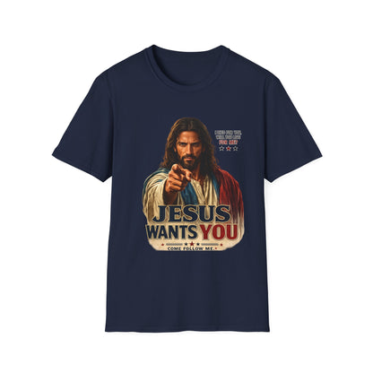 Jesus Wants You Unisex Softstyle T-Shirt