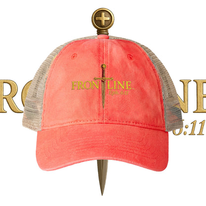 Frontline Women's Washed Mesh-Back Cap