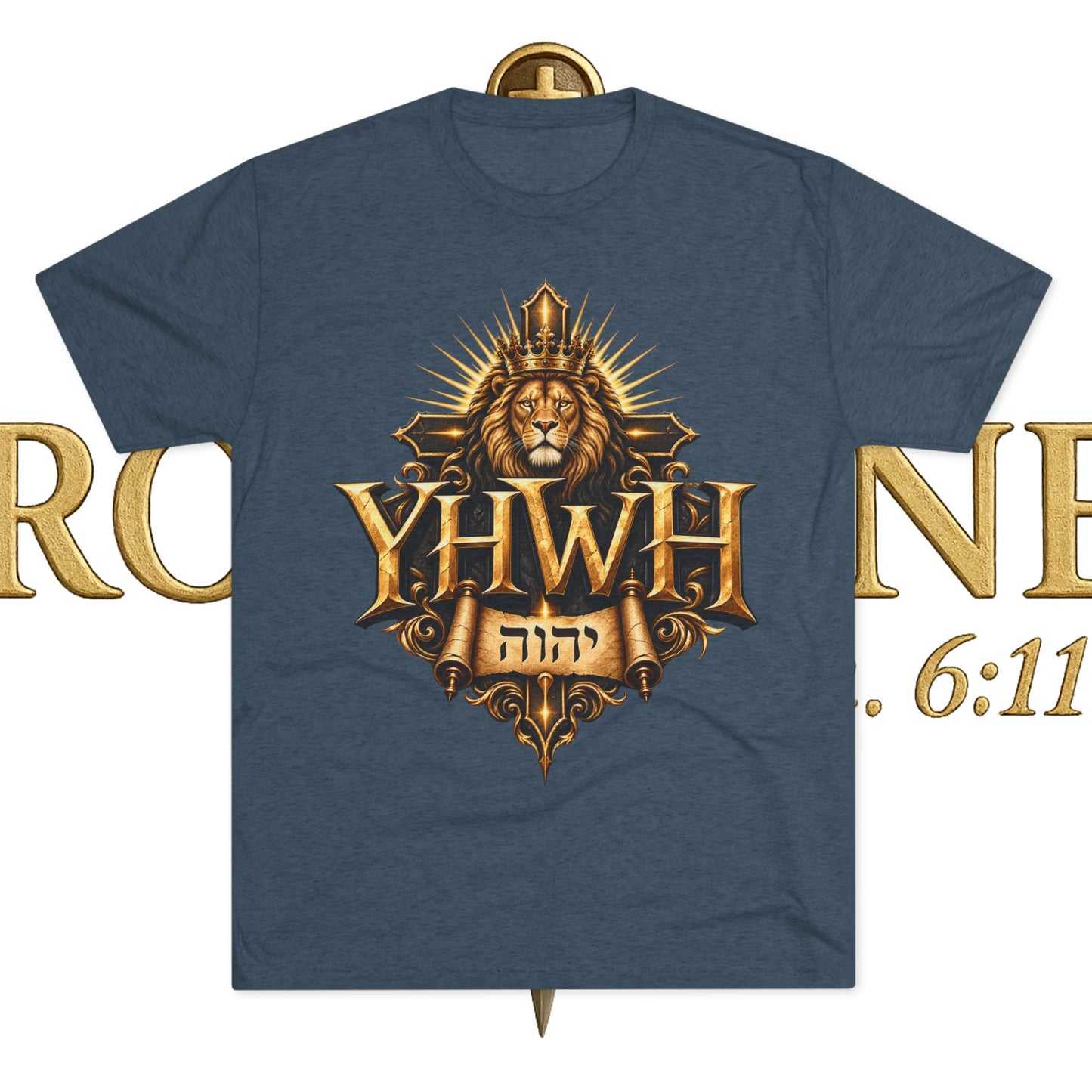 YHWH Unisex Tri-Blend Crew Tee