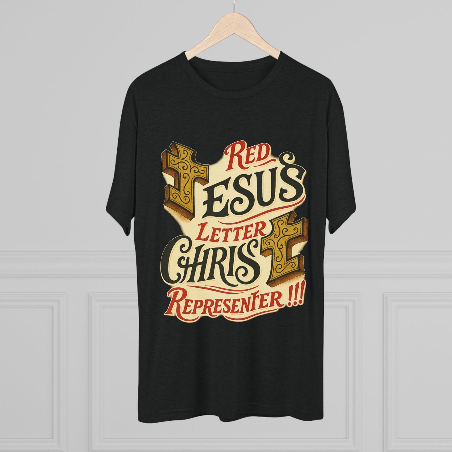 Red Letter Unisex Tri-Blend Crew Tee