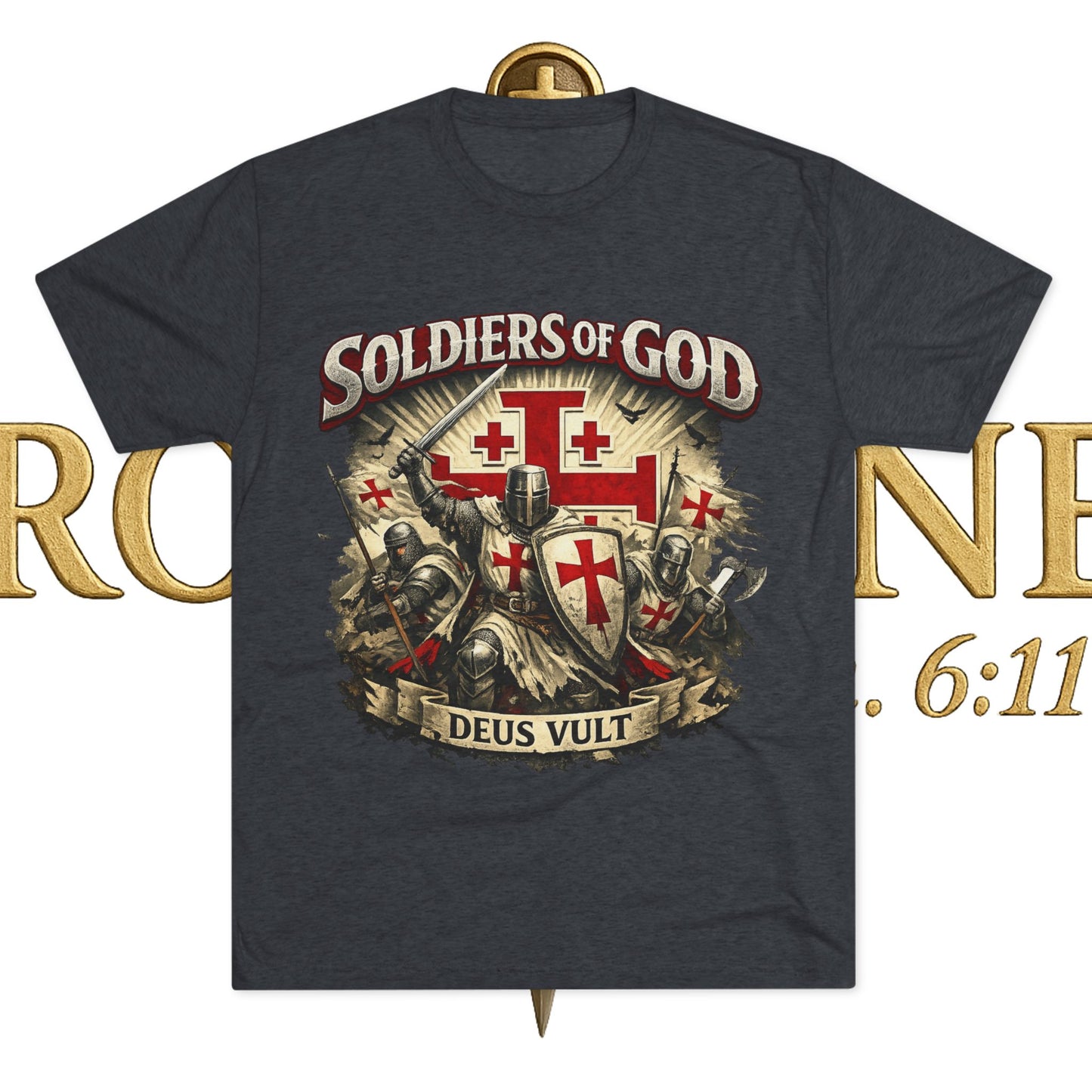 Templar Unisex Tri-Blend Crew Tee