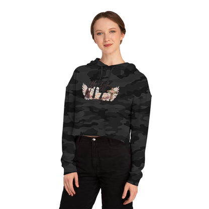 Send Me Women’s Cropped Hooded Sweatshirt