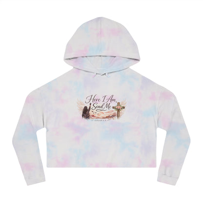 Send Me Women’s Cropped Hooded Sweatshirt