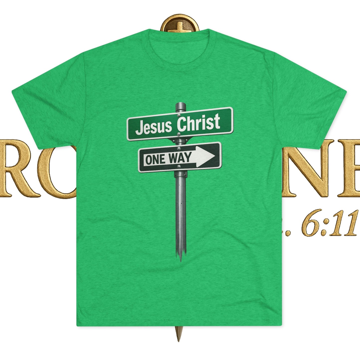 Jesus is The Way Unisex Tri-Blend Crew Tee