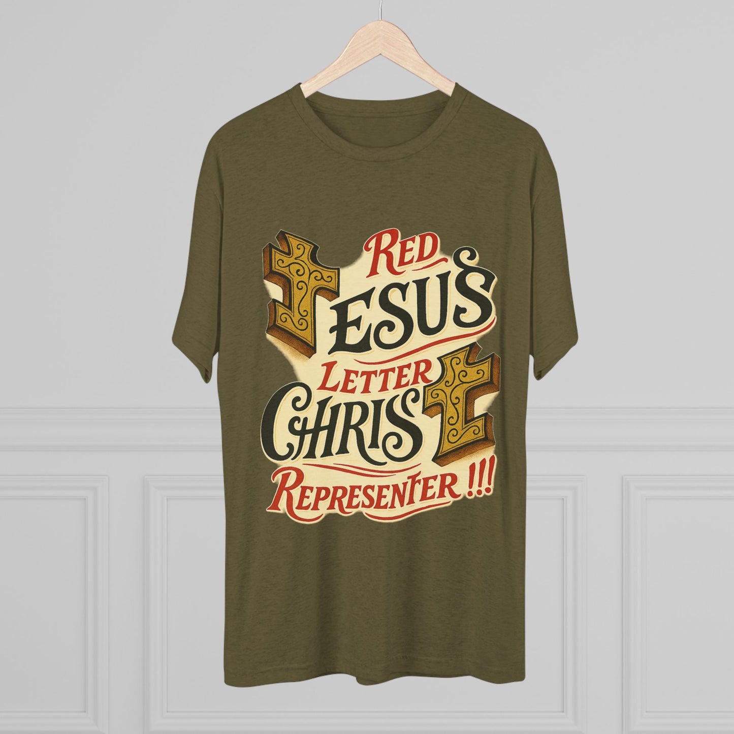 Red Letter Unisex Tri-Blend Crew Tee