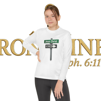 Youth Jesus is The Way Long Sleeve Competitor Tee