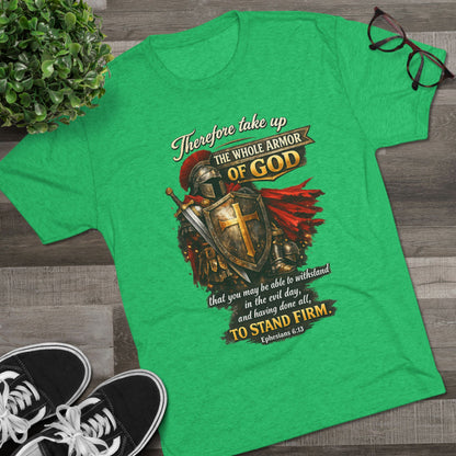 Armor of God Unisex Tri-Blend Crew Tee