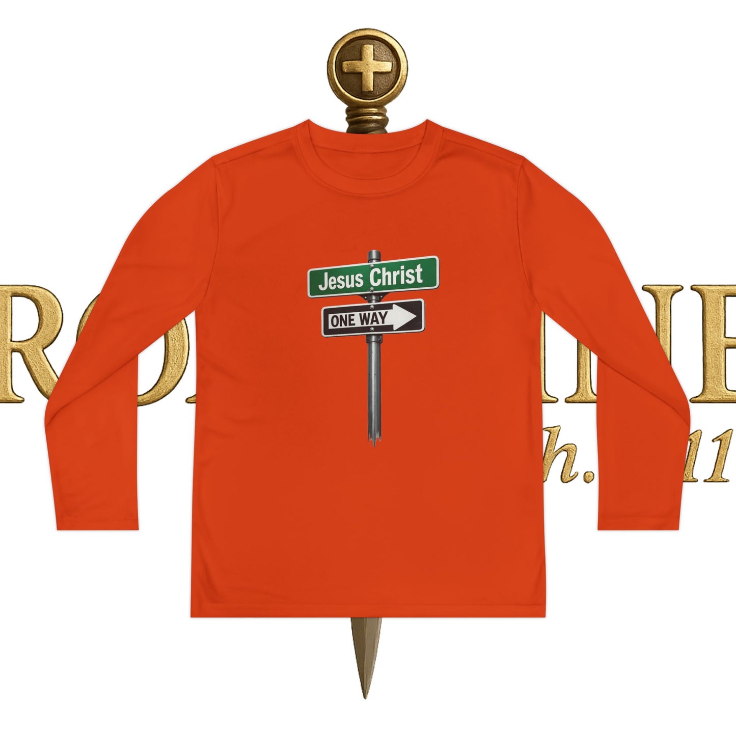 Youth Jesus is The Way Long Sleeve Competitor Tee