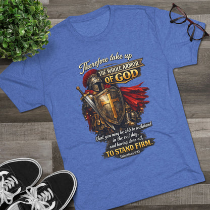 Armor of God Unisex Tri-Blend Crew Tee