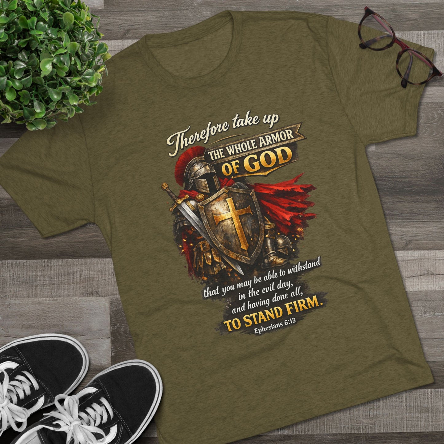 Armor of God Unisex Tri-Blend Crew Tee