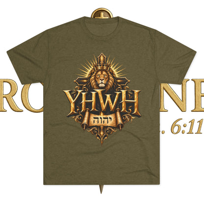 YHWH Unisex Tri-Blend Crew Tee