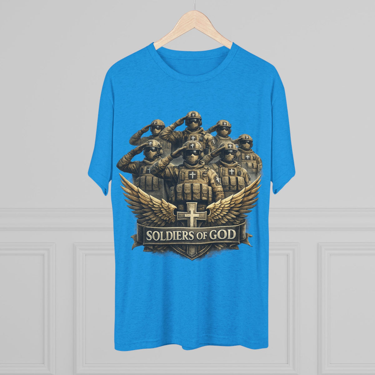 Salute Unisex Tri-Blend Crew Tee