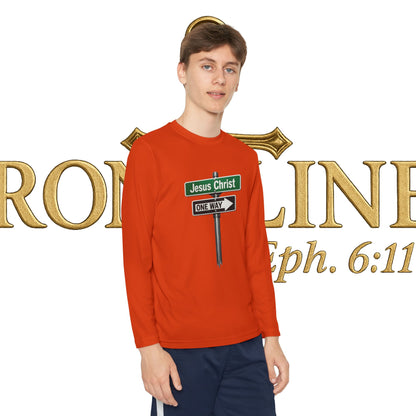 Youth Jesus is The Way Long Sleeve Competitor Tee