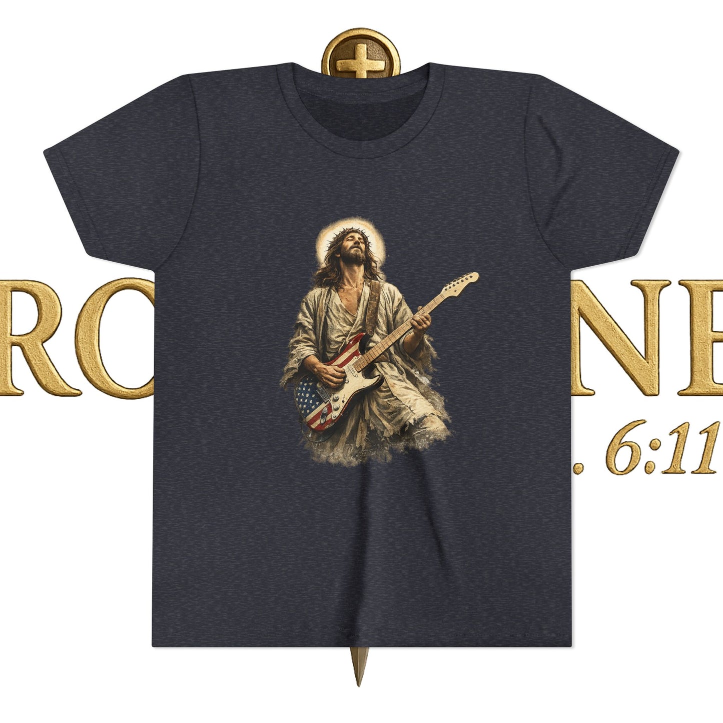 Youth Jesus Rocks Short Sleeve Tee