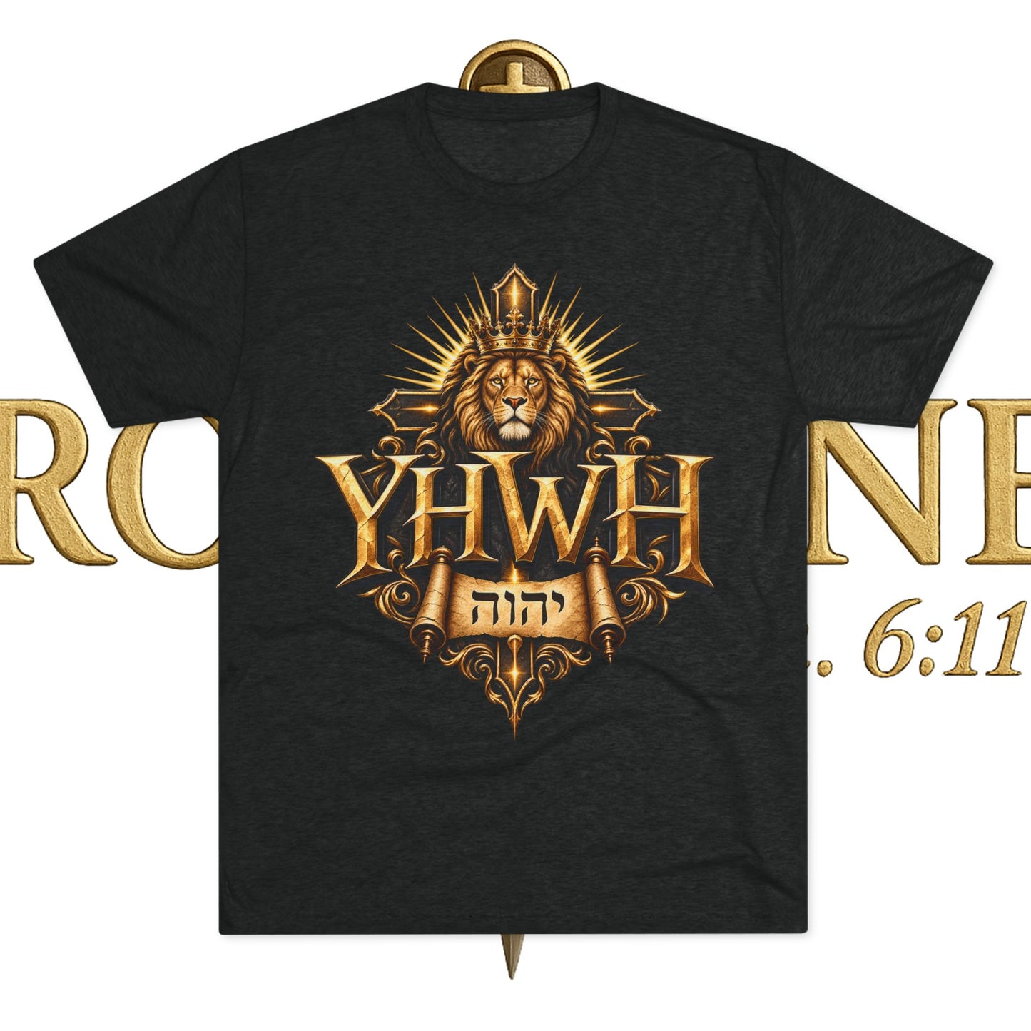 YHWH Unisex Tri-Blend Crew Tee