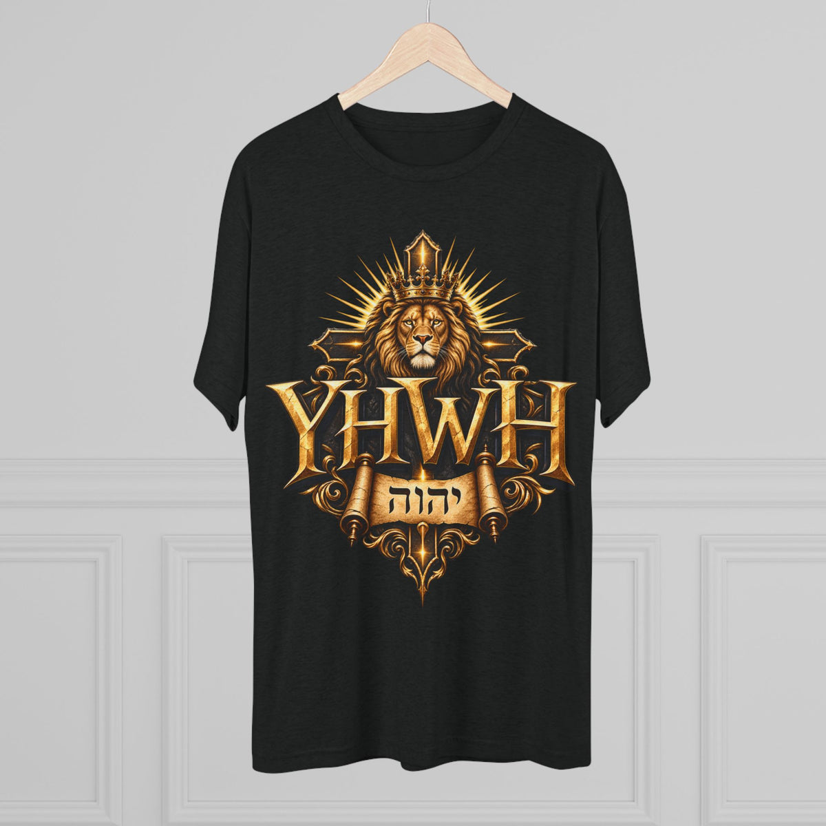 YHWH Unisex Tri-Blend Crew Tee