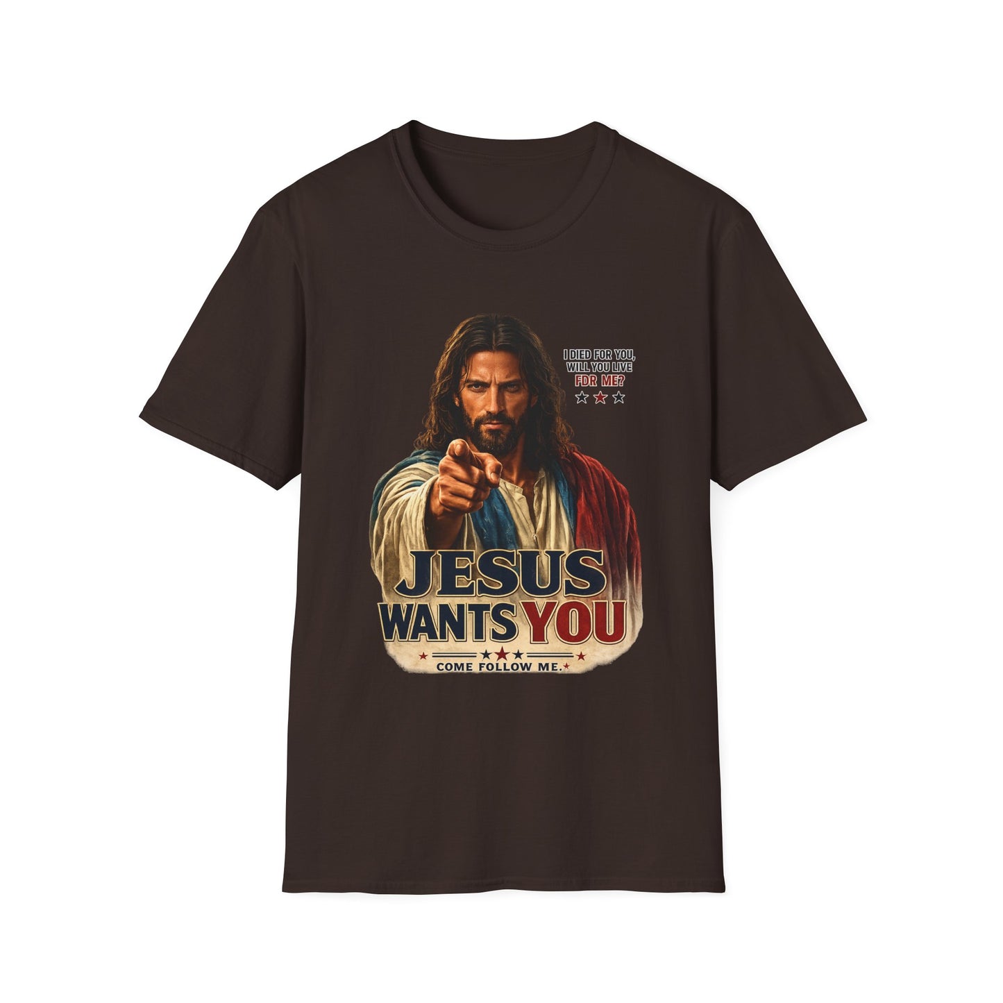 Jesus Wants You Unisex Softstyle T-Shirt