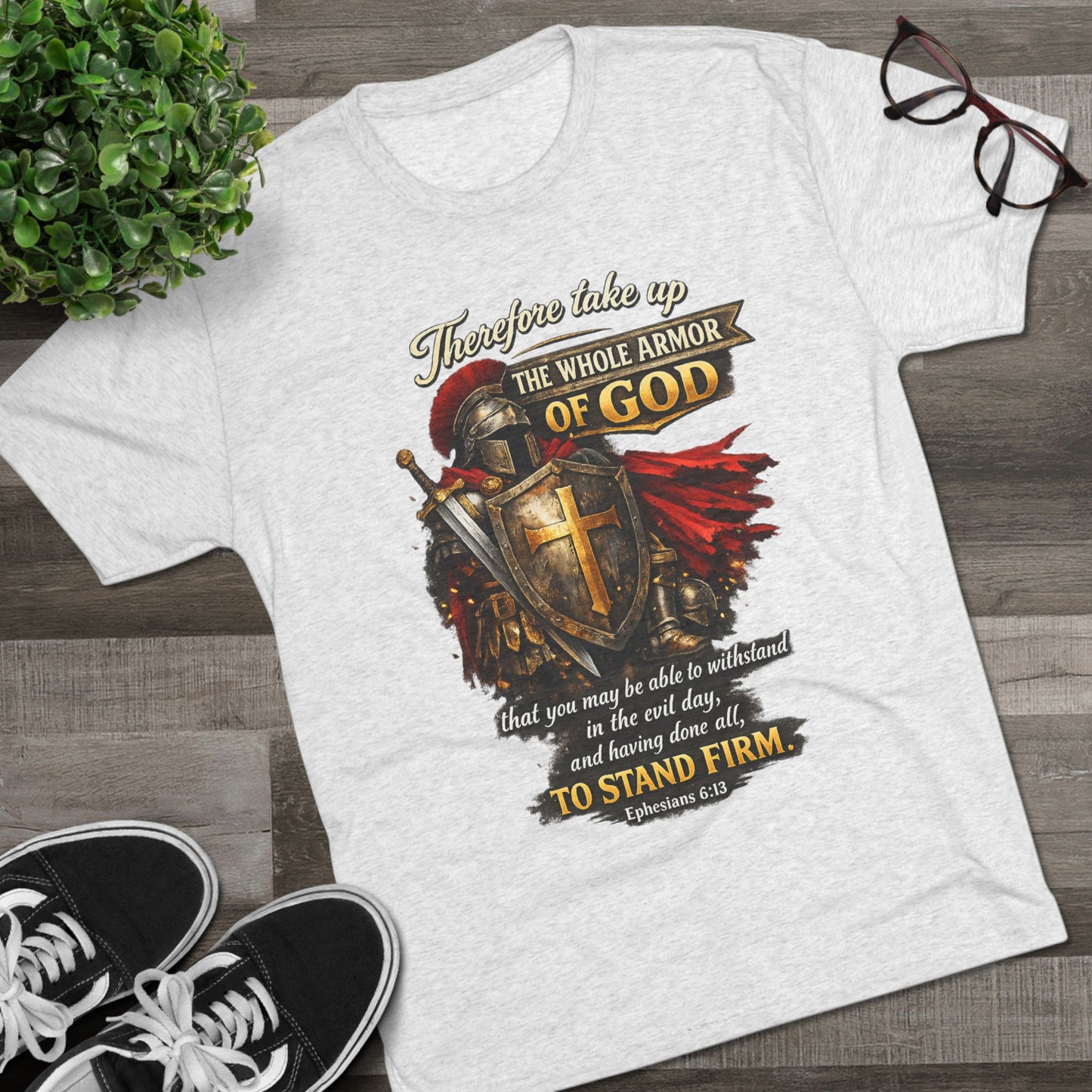 Armor of God Unisex Tri-Blend Crew Tee