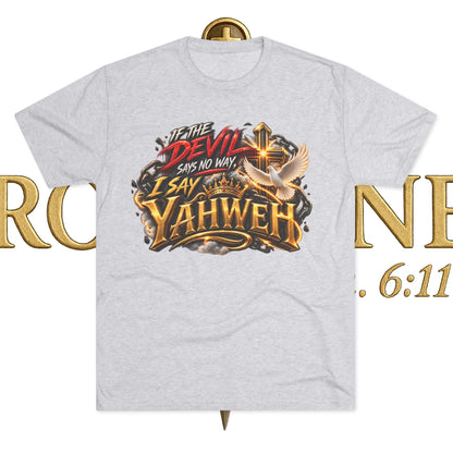 Vintage Yahweh Unisex Tri-Blend Crew Tee