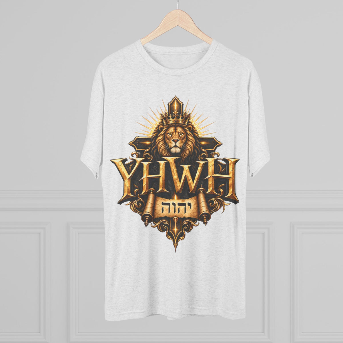 YHWH Unisex Tri-Blend Crew Tee