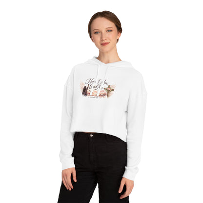 Send Me Women’s Cropped Hooded Sweatshirt