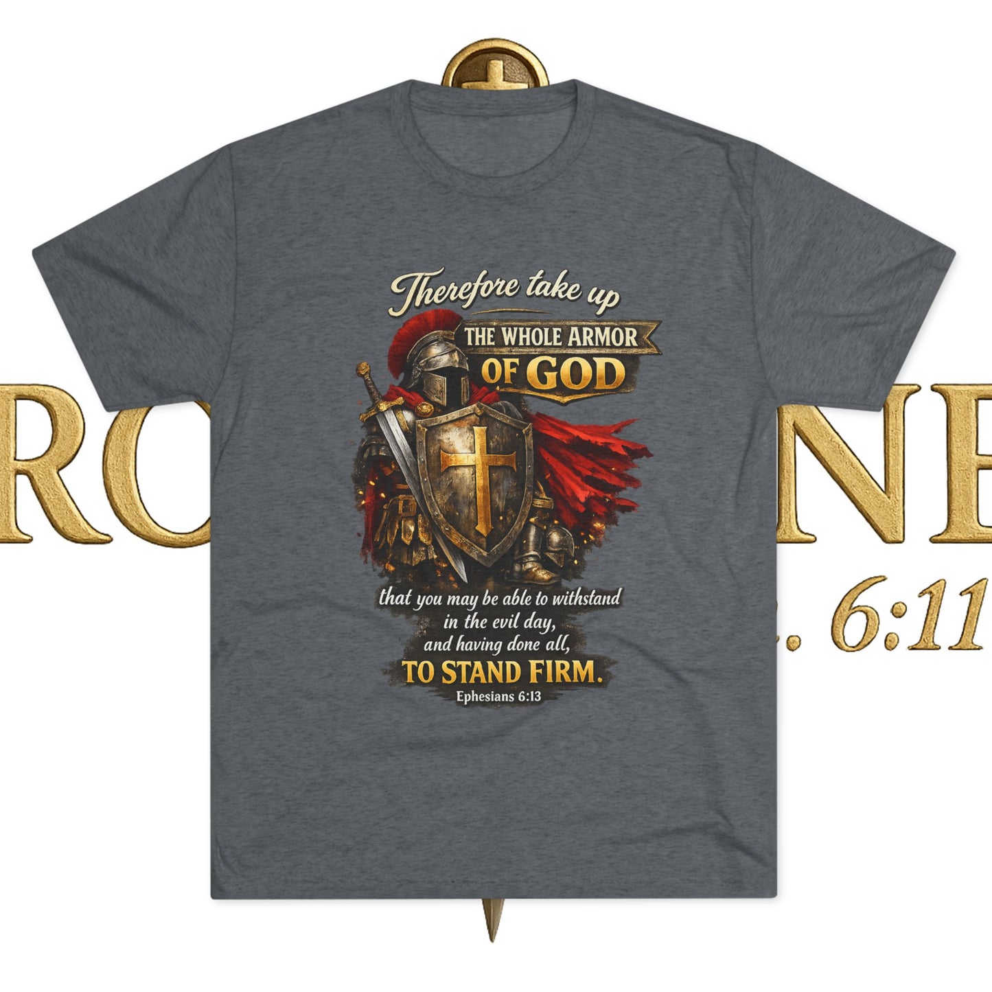 Armor of God Unisex Tri-Blend Crew Tee