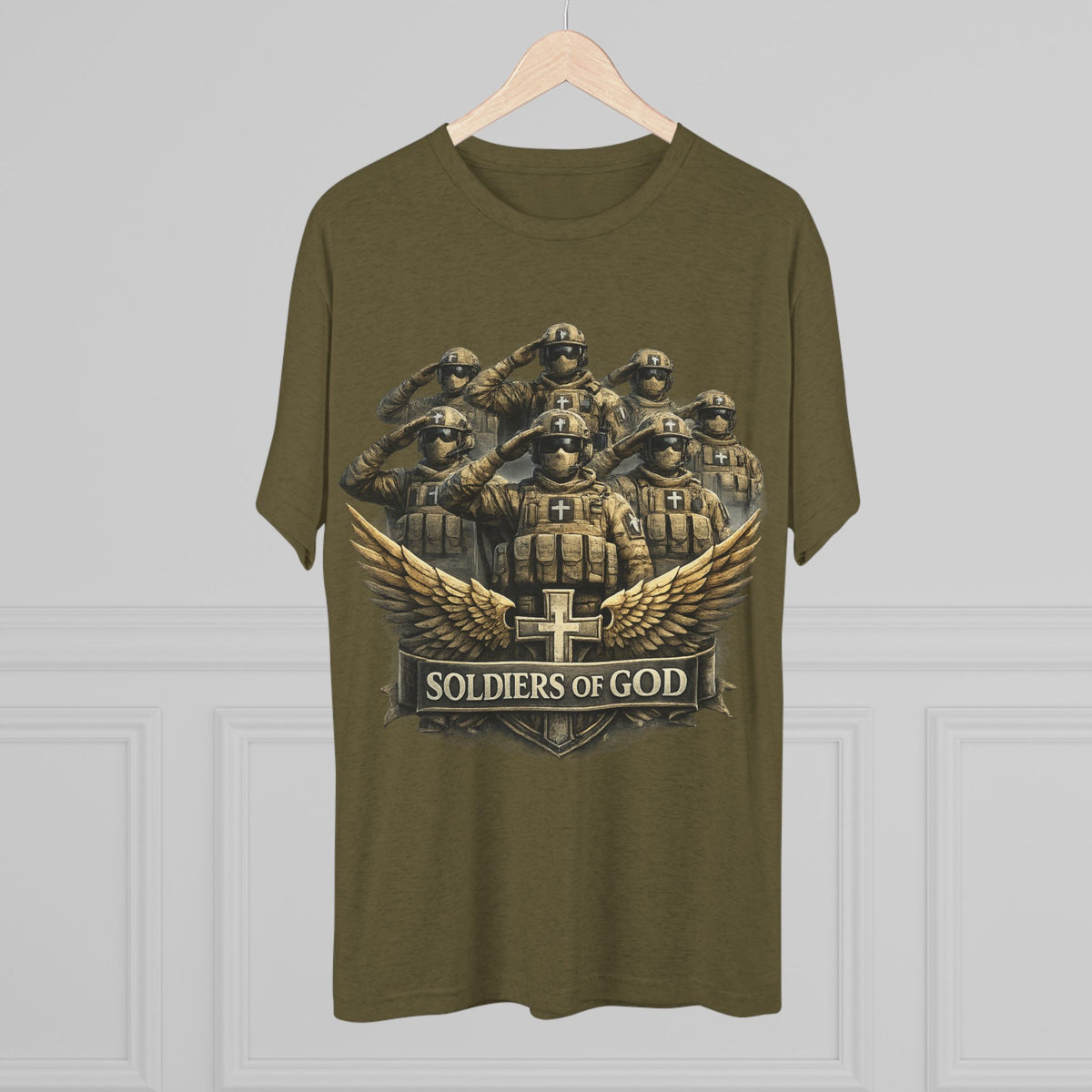 Salute Unisex Tri-Blend Crew Tee