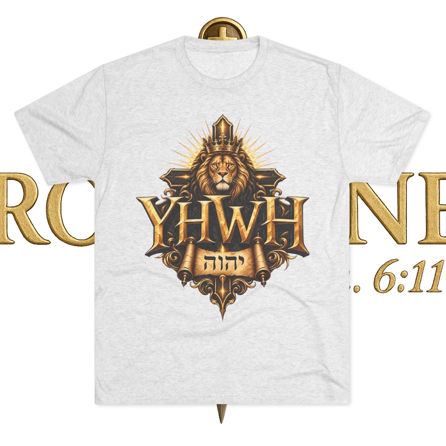 YHWH Unisex Tri-Blend Crew Tee