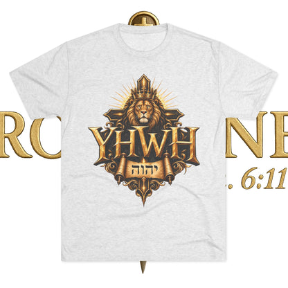 YHWH Unisex Tri-Blend Crew Tee