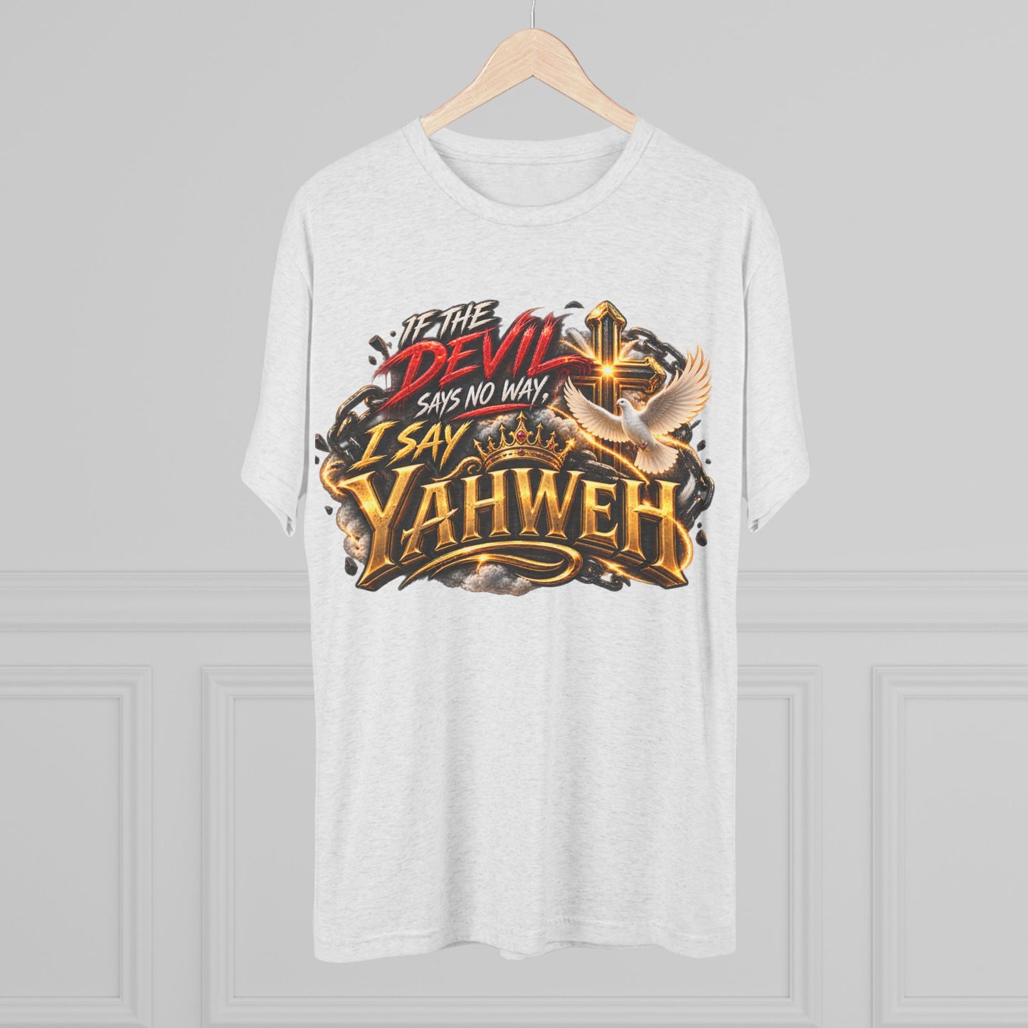 Vintage Yahweh Unisex Tri-Blend Crew Tee