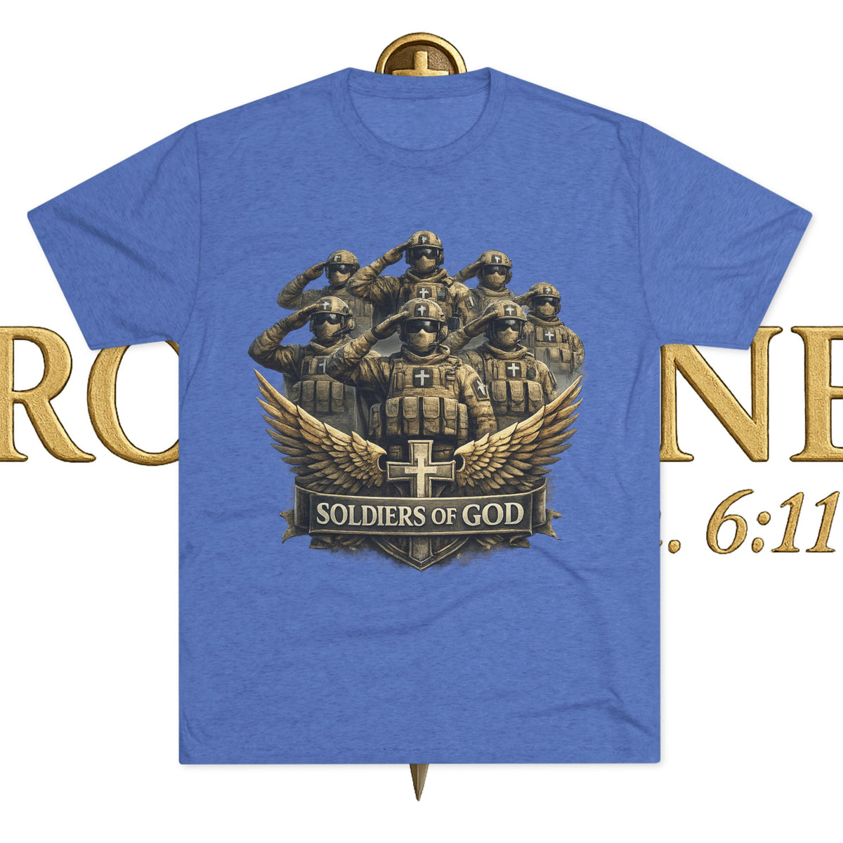 Salute Unisex Tri-Blend Crew Tee