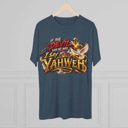 Vintage Yahweh Unisex Tri-Blend Crew Tee