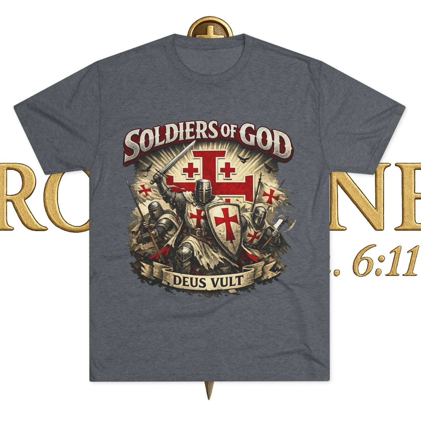 Templar Unisex Tri-Blend Crew Tee