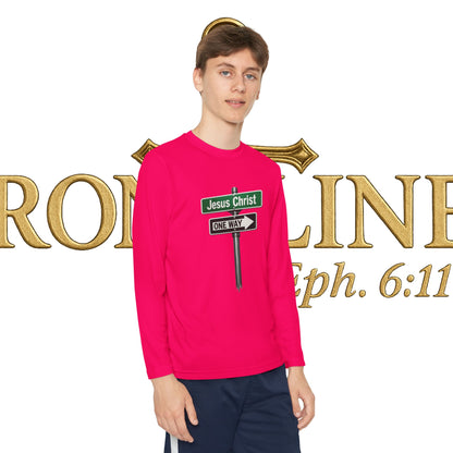 Youth Jesus is The Way Long Sleeve Competitor Tee