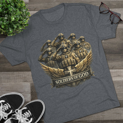 Salute Unisex Tri-Blend Crew Tee