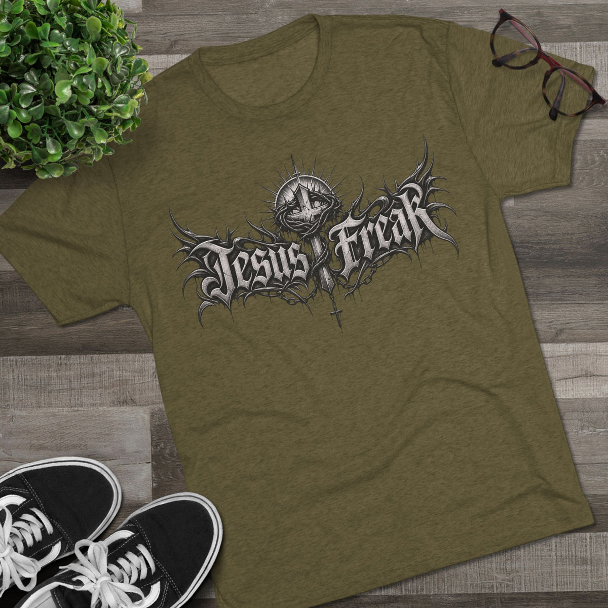 Jesus Freak Unisex Tri-Blend Crew Tee