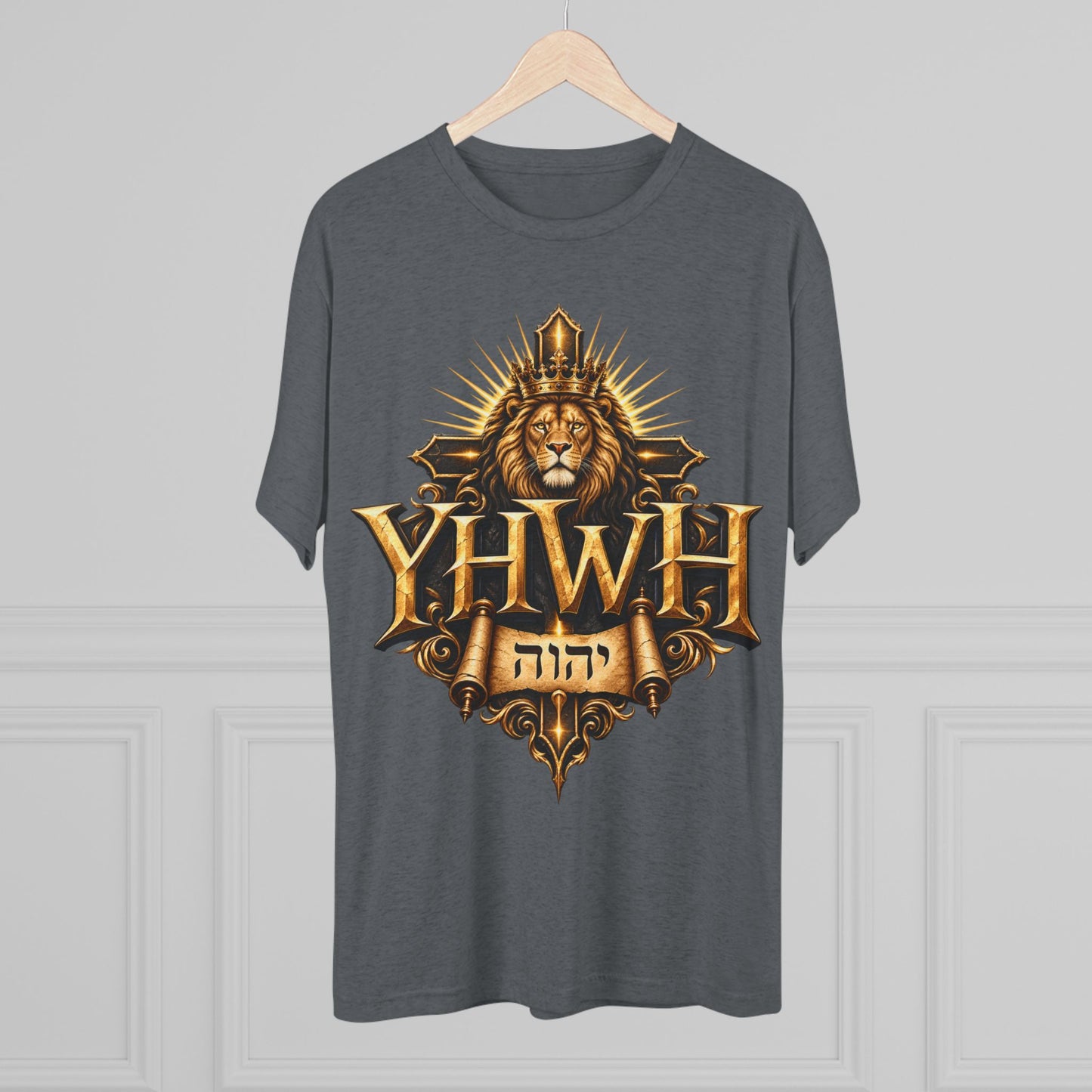 YHWH Unisex Tri-Blend Crew Tee