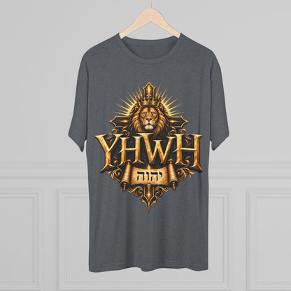 YHWH Unisex Tri-Blend Crew Tee