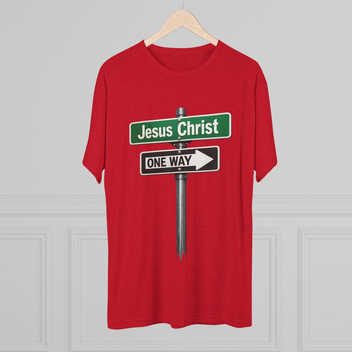 Jesus is The Way Unisex Tri-Blend Crew Tee