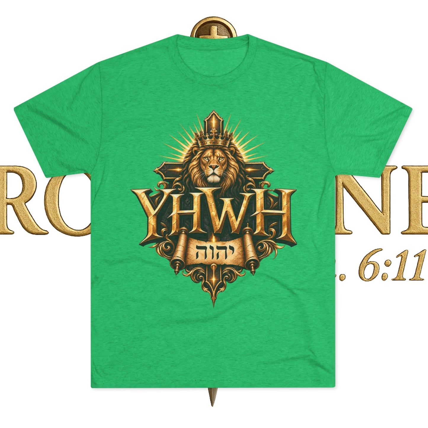 YHWH Unisex Tri-Blend Crew Tee