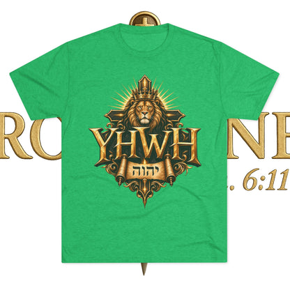 YHWH Unisex Tri-Blend Crew Tee