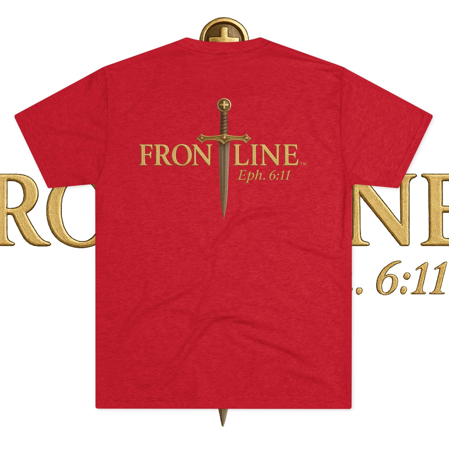 Jesus Saves Unisex Tri-Blend Crew Tee