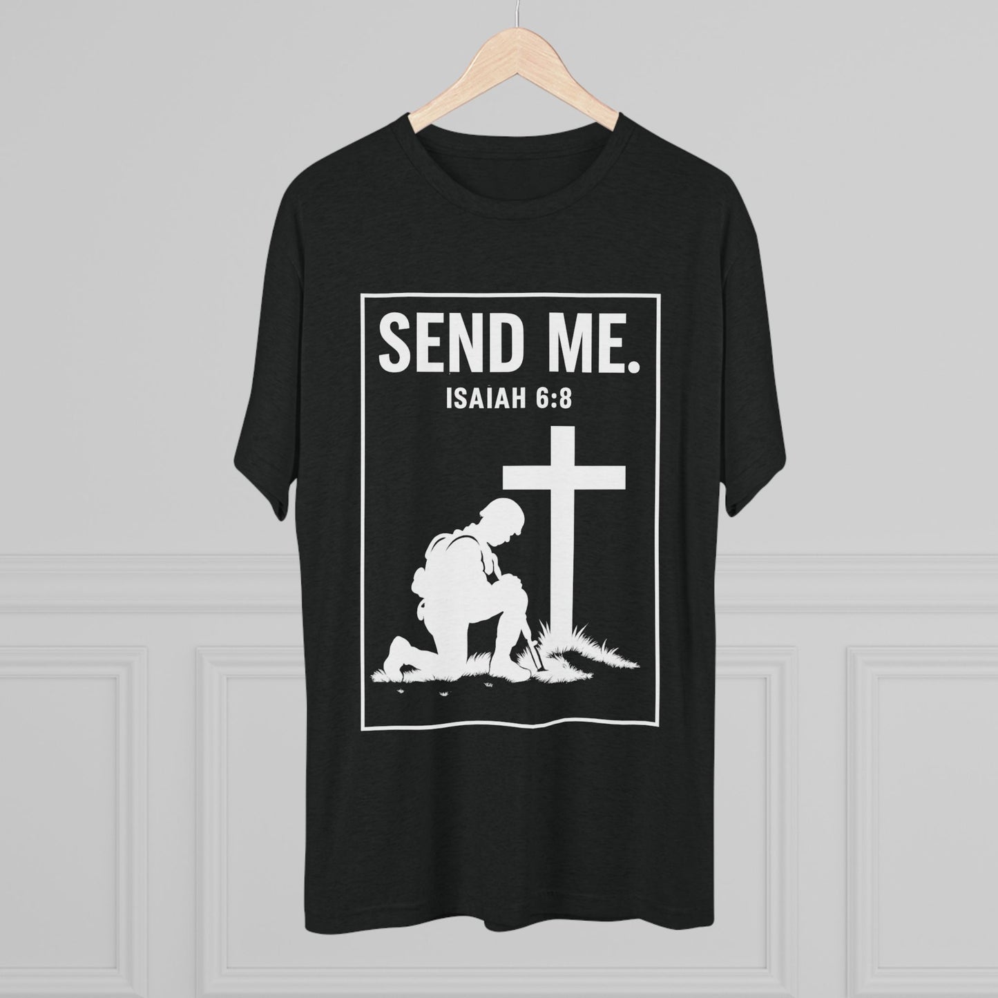 Send Me Unisex Tri-Blend Crew Tee