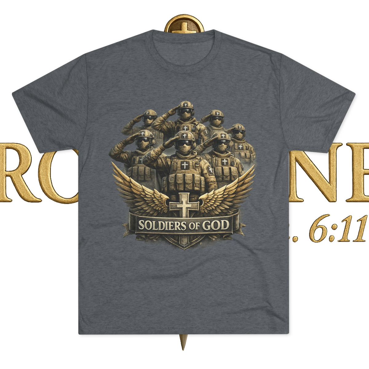 Salute Unisex Tri-Blend Crew Tee