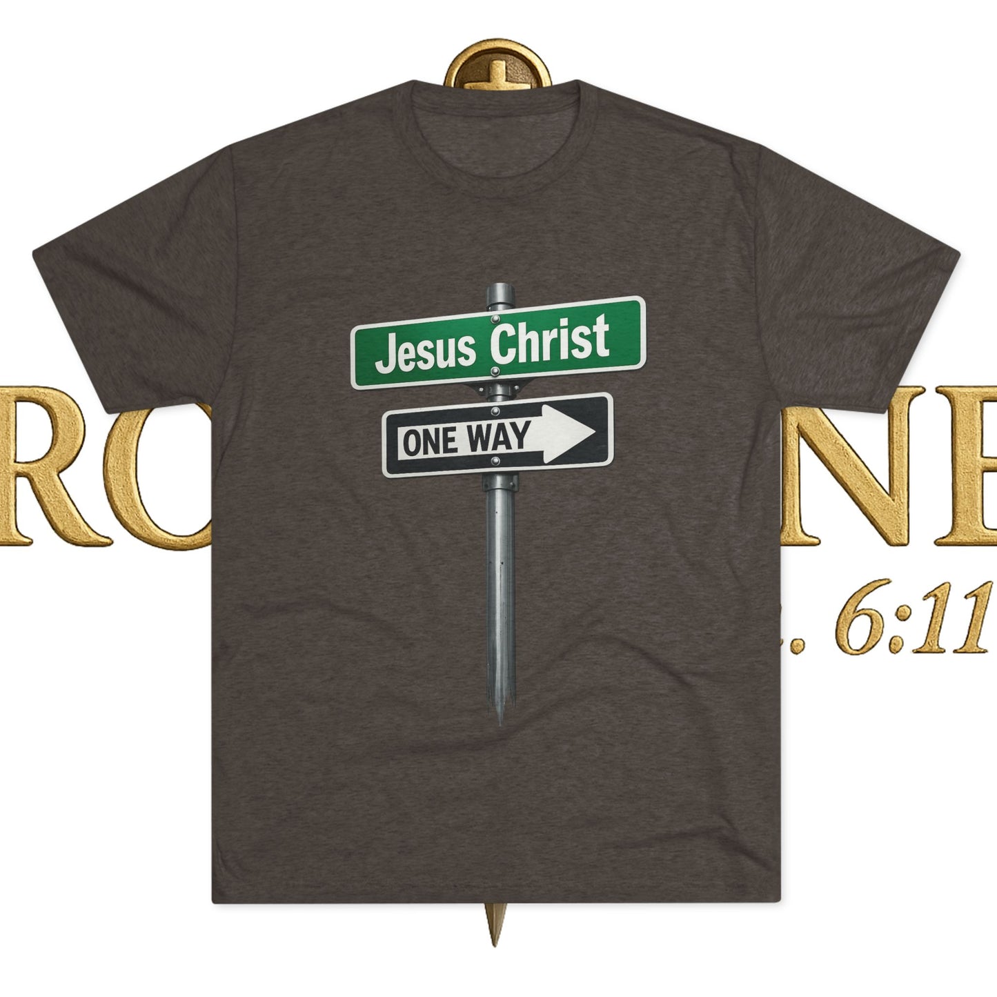 Jesus is The Way Unisex Tri-Blend Crew Tee